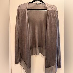 Nic+Zoe all year silk blend open cardigan